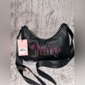 Juicy Couture Black Sparkle Shoulder Bag